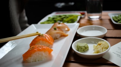 Sushi and Sashimi